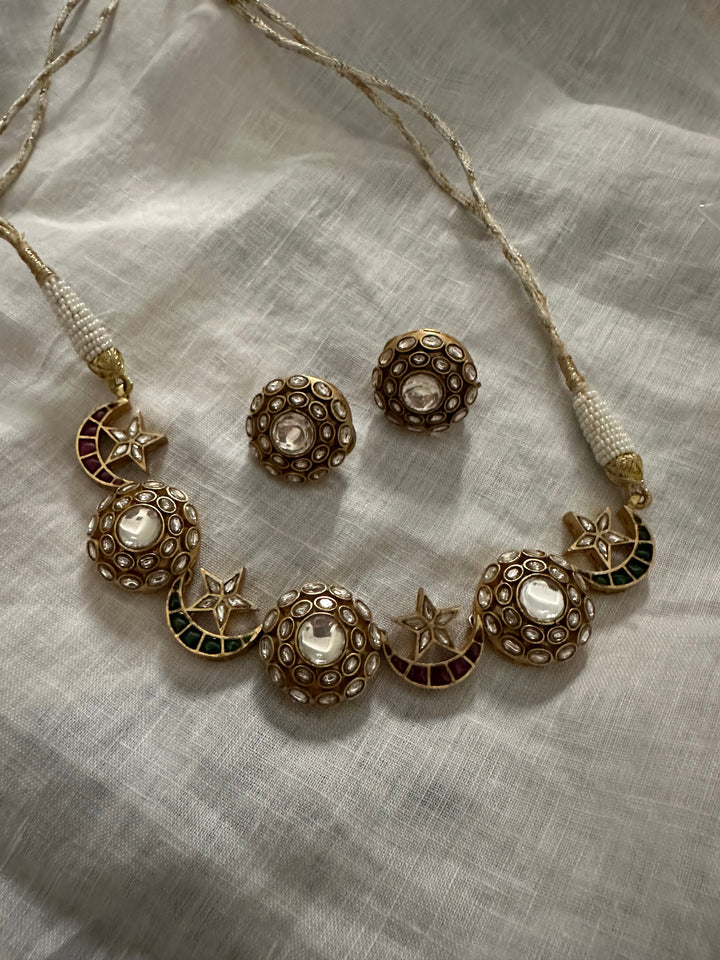 Chand sitara necklace set