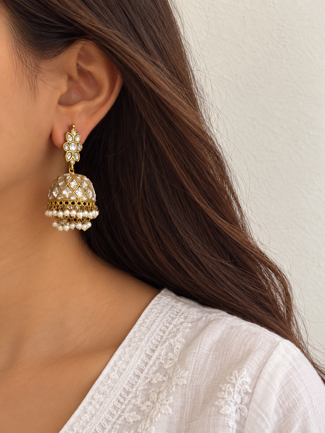 Palika jhumki earrings