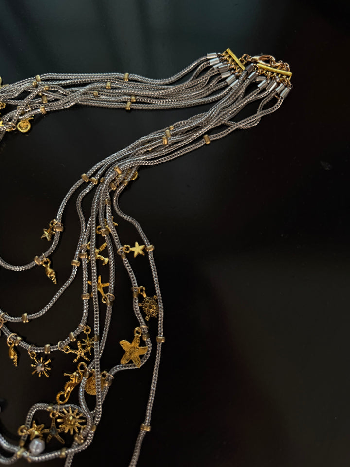 Multi layer sivana necklace