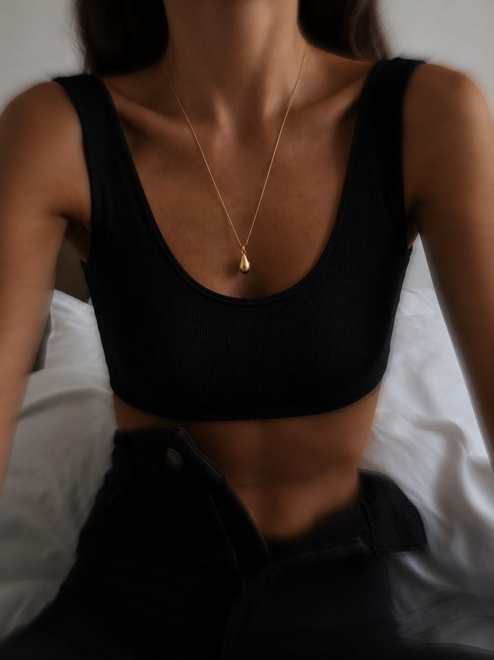 Pebble prism necklace