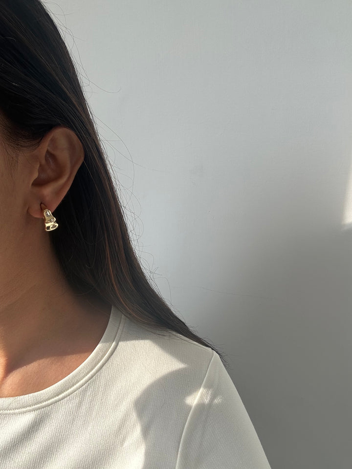 Croma Gold Hoop Earrings