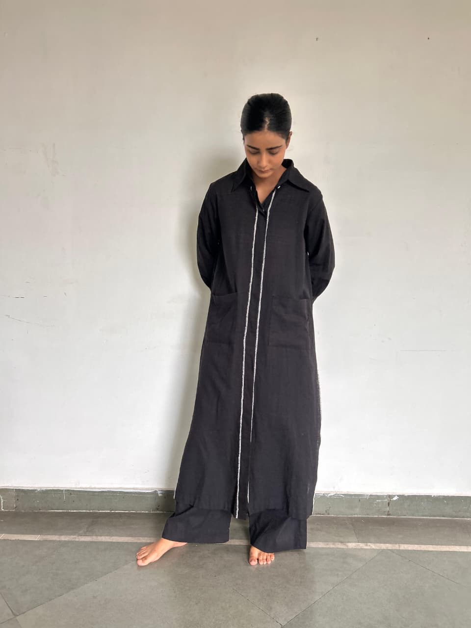 Amaya black kurta set