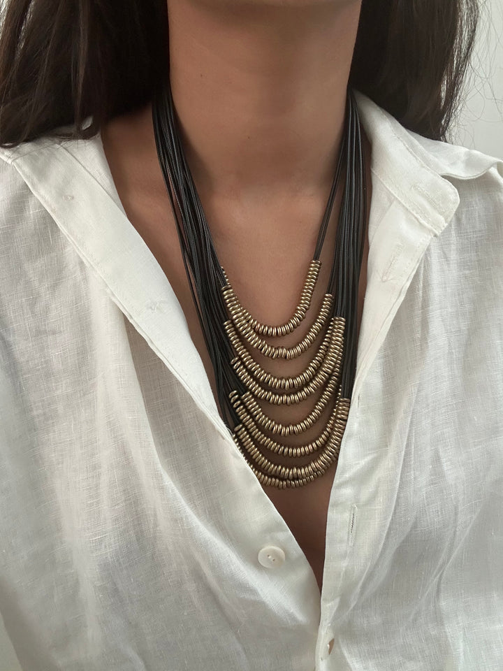 Spring eclectic necklace