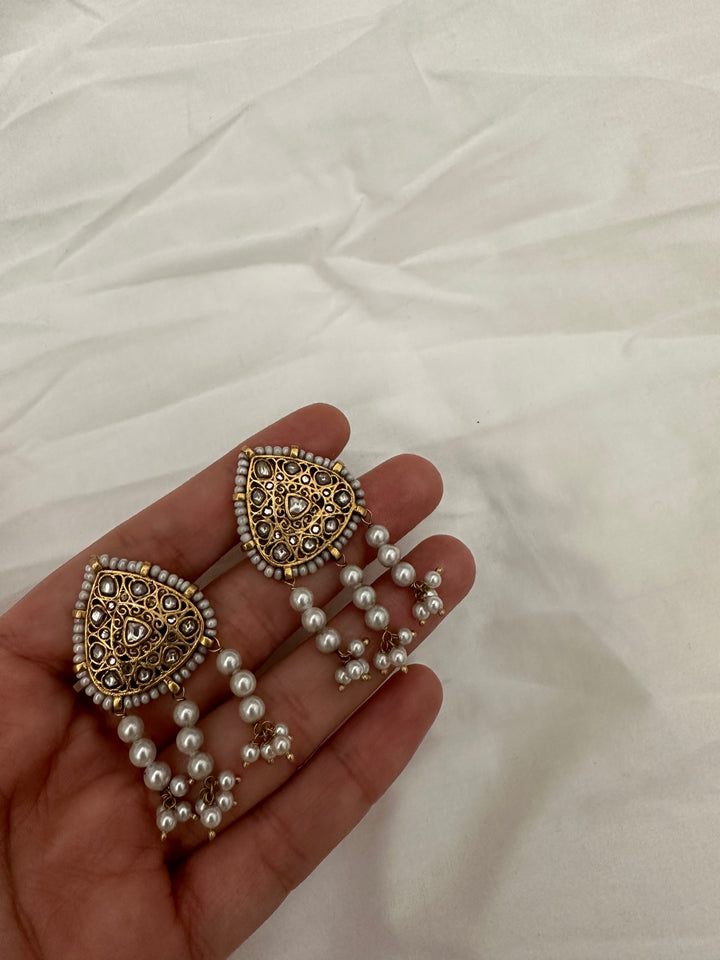 Rakhdi Earrings & Maang Tikka Set