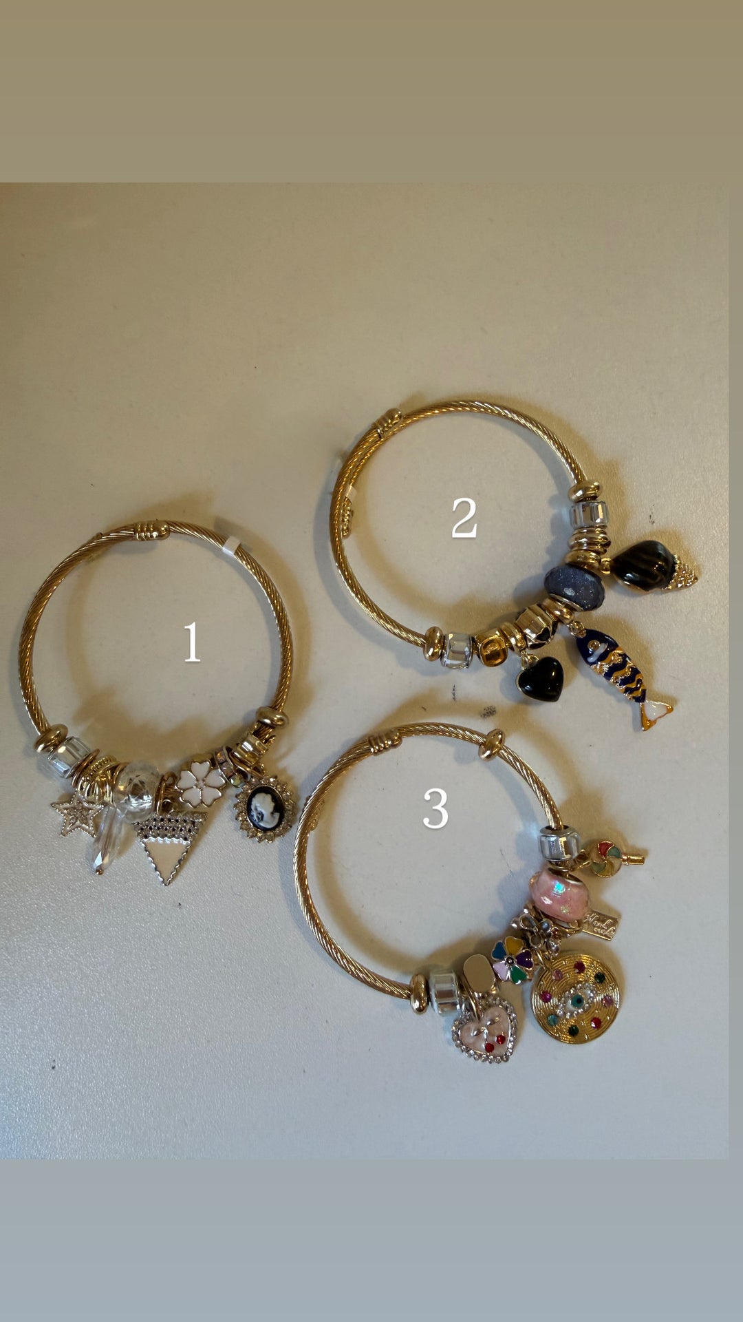 Mediterranean charm bracelet