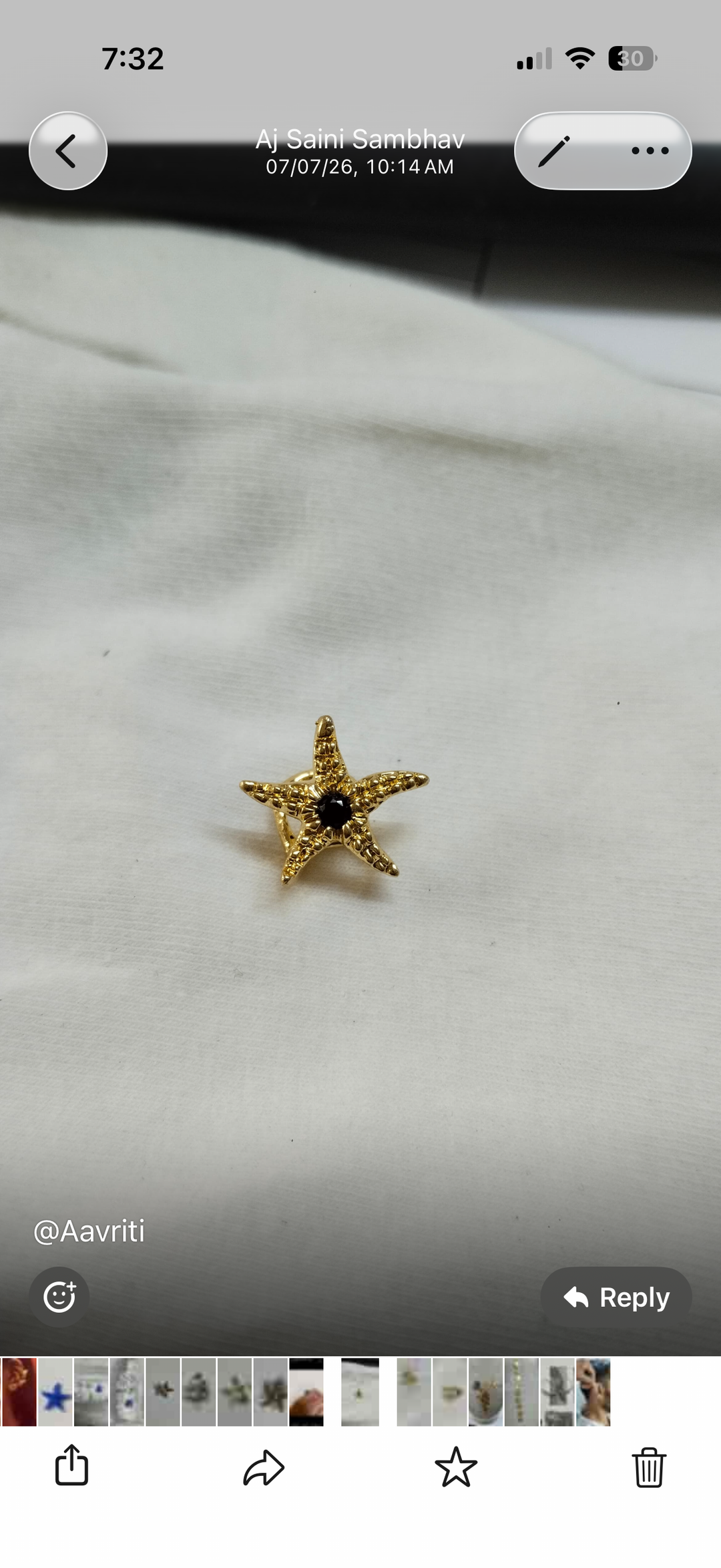 Stella tooth jewel