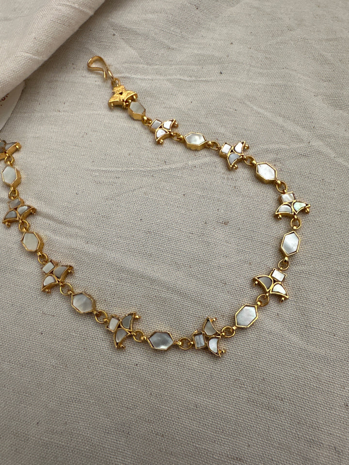 Mop delicate choker tabeez necklace