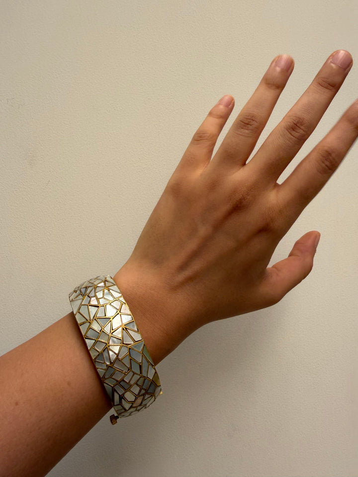 Sheesh mahal mop bangle bracelet