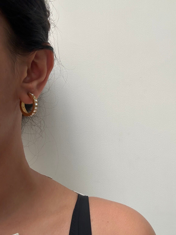 Polki Classic Hoop Earrings