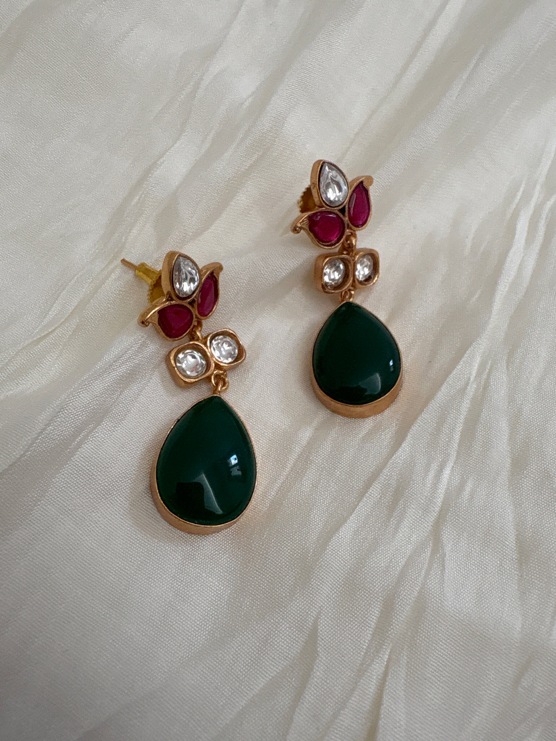 Nusrat green earrings