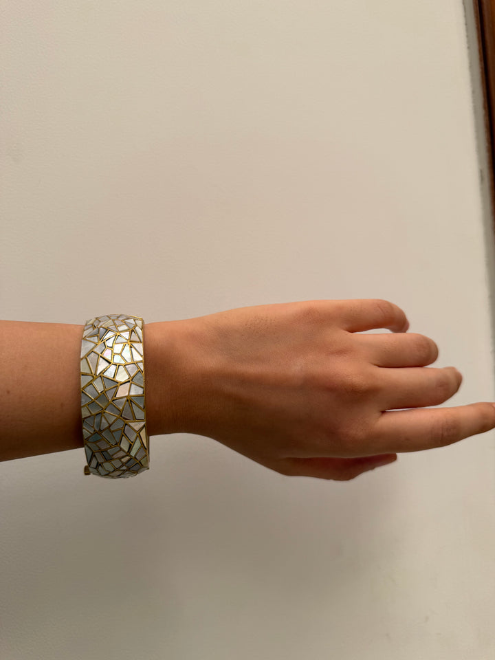 Sheesh mahal mop bangle bracelet