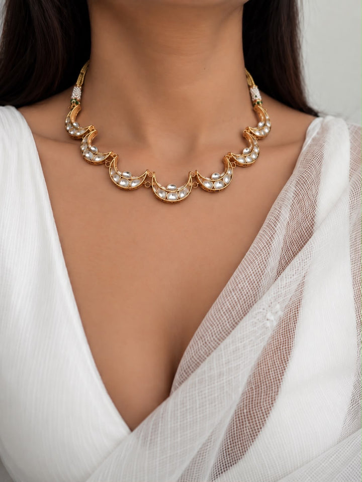 Chand stone necklace set