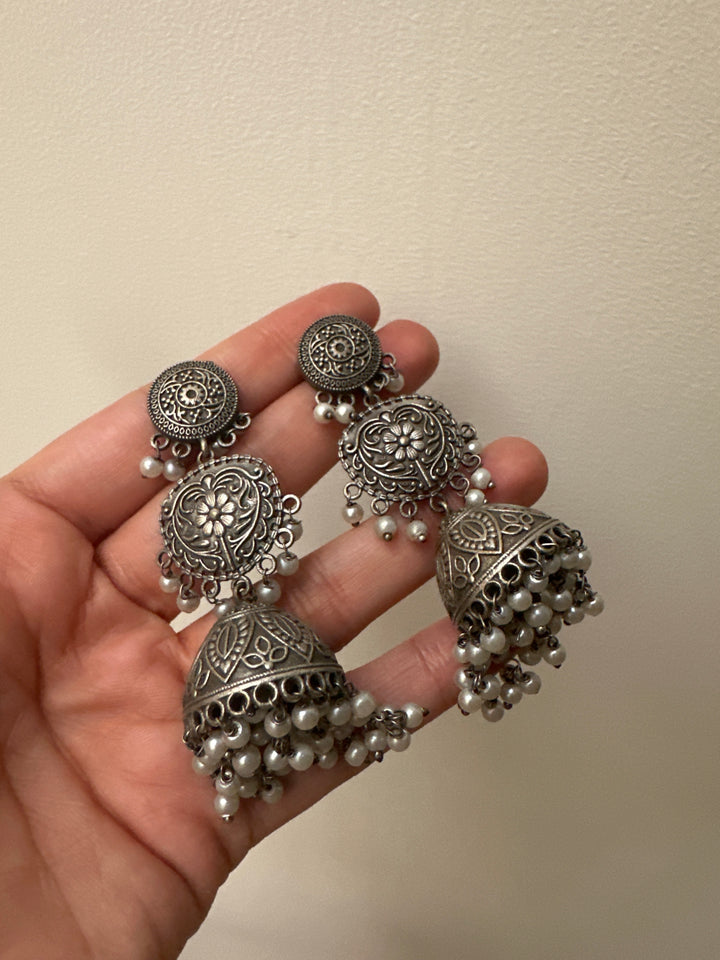 Gond tribe jhumka earrings