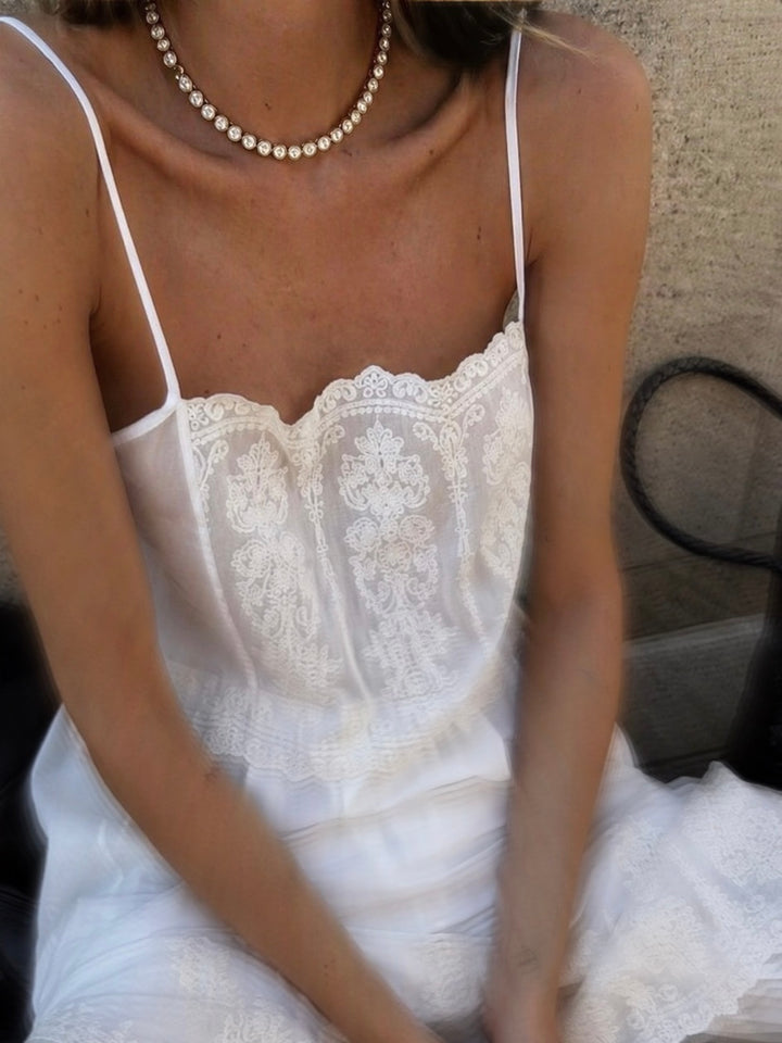 Classic round polki necklace