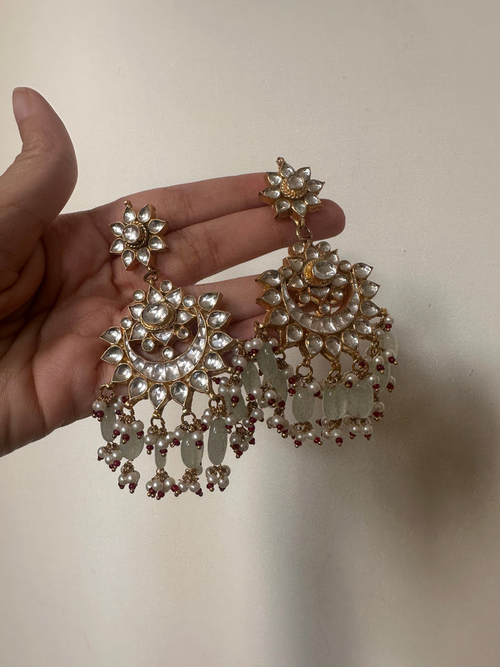 Sawi jhumka earrings