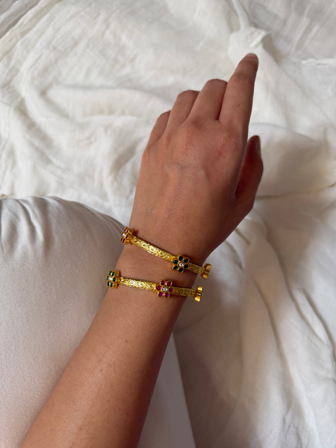 Lilly everyday bangle pair bracelet