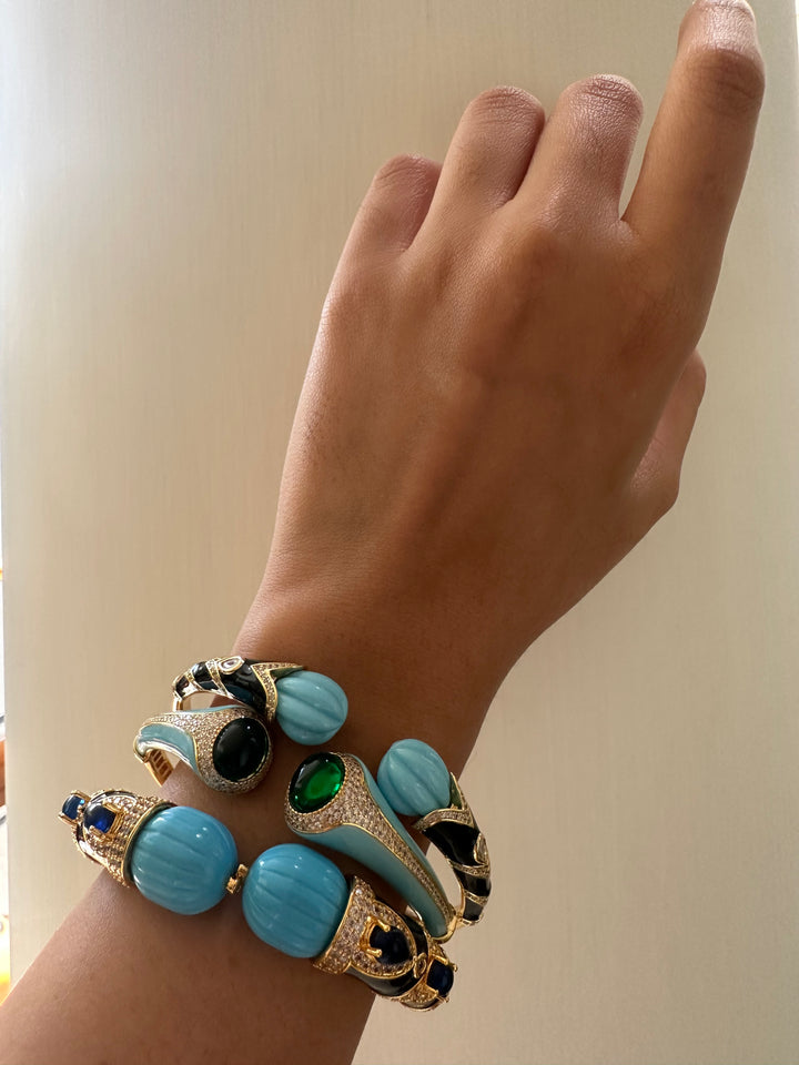 Blue turq bracelet