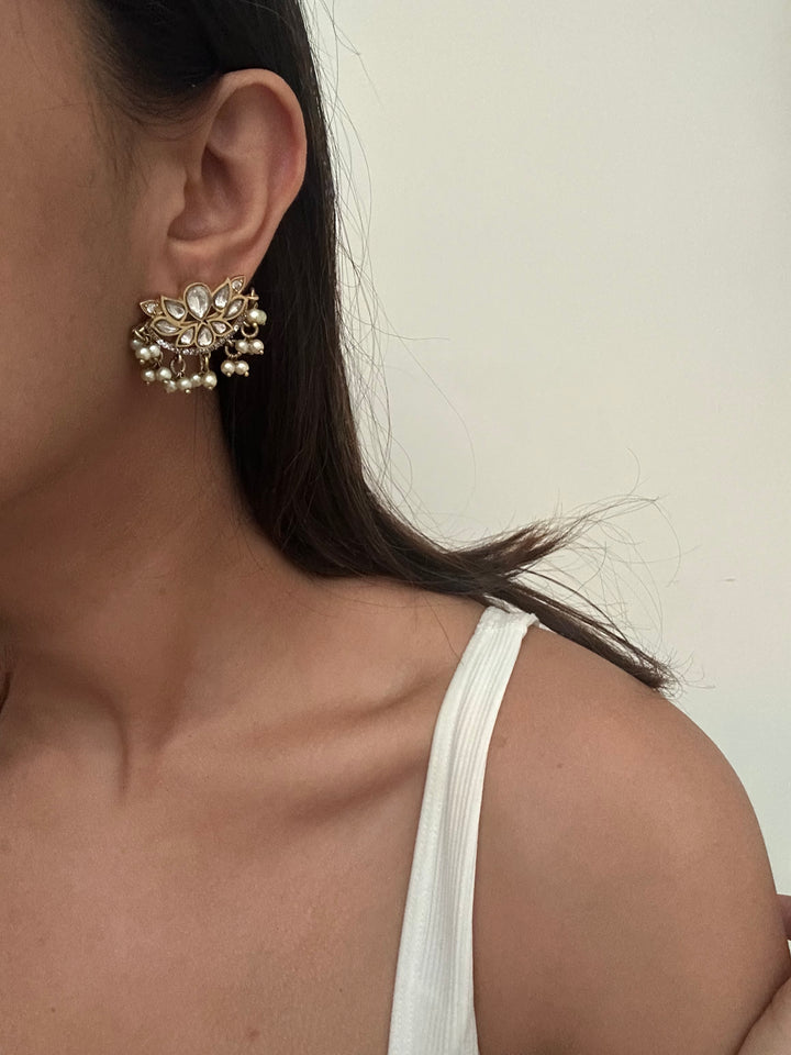 Lotus shiv earrings
