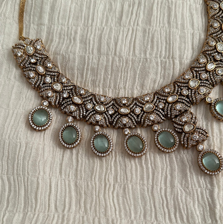 Marsh Green Necklace Set