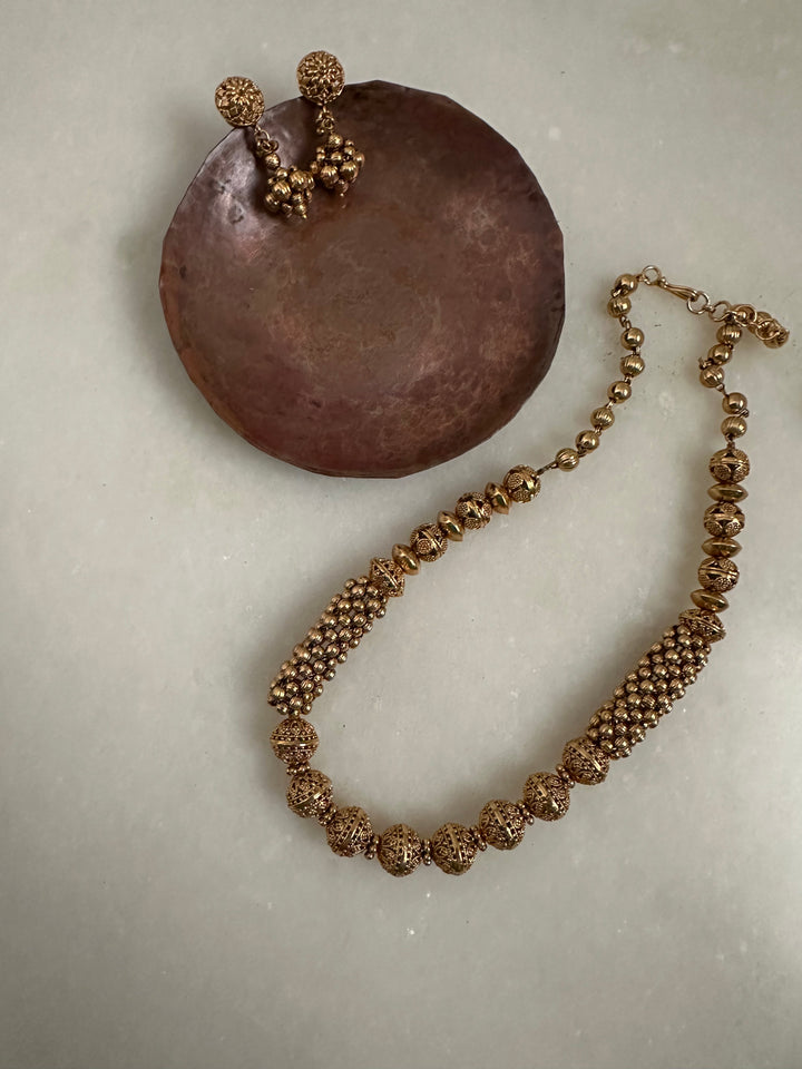 Motijad mala necklace set