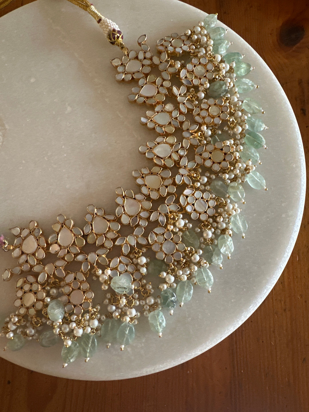 Farah mop necklace set