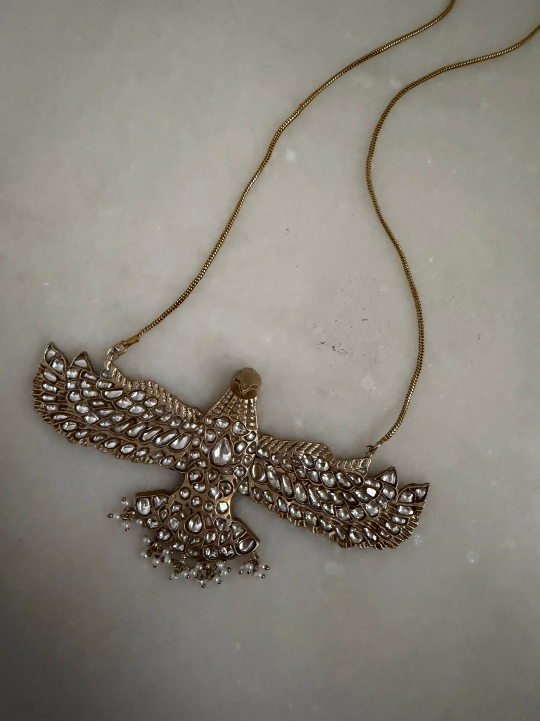 Crownflight classic eagle necklace