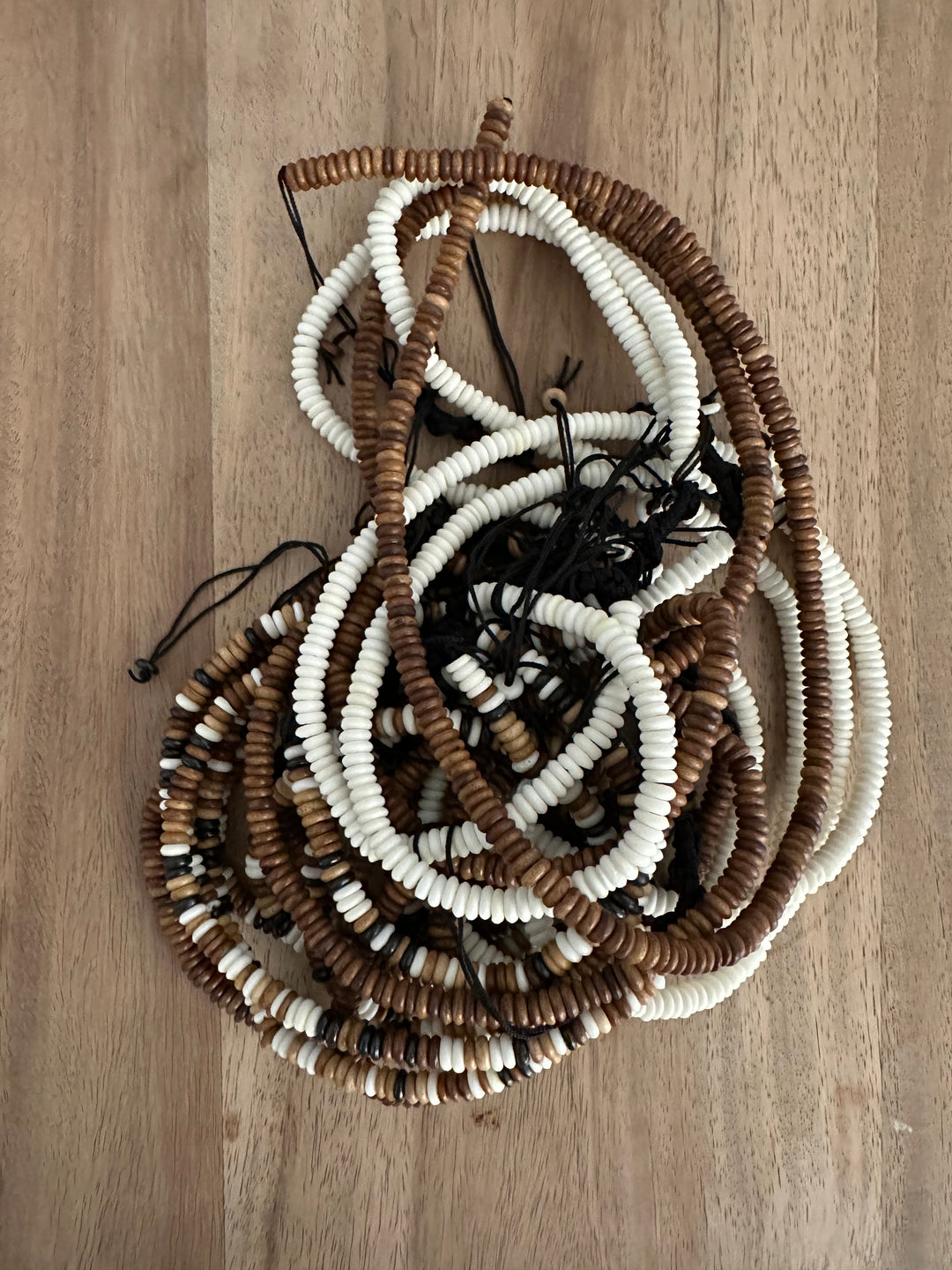 Beach Beaded String Necklace - Main Image