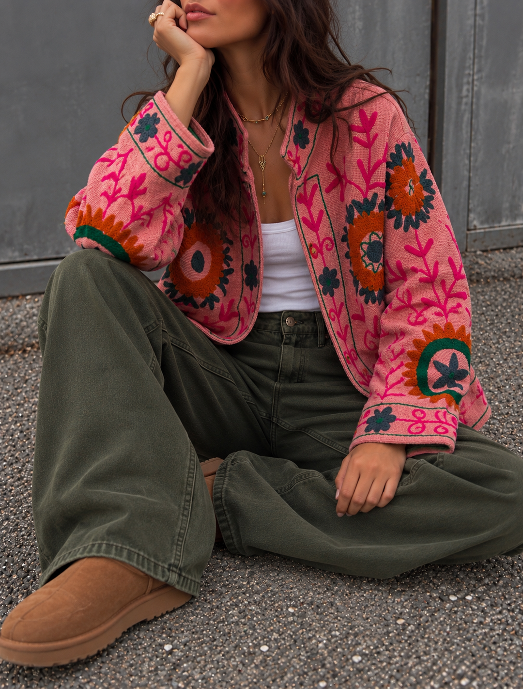 Embroidered jacket