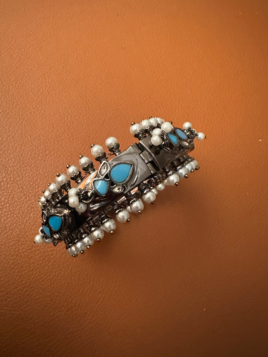 Charcoal bangle bracelet