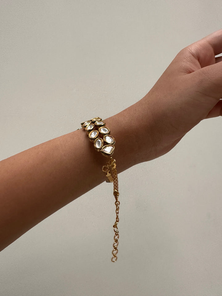 Flower petal bracelet