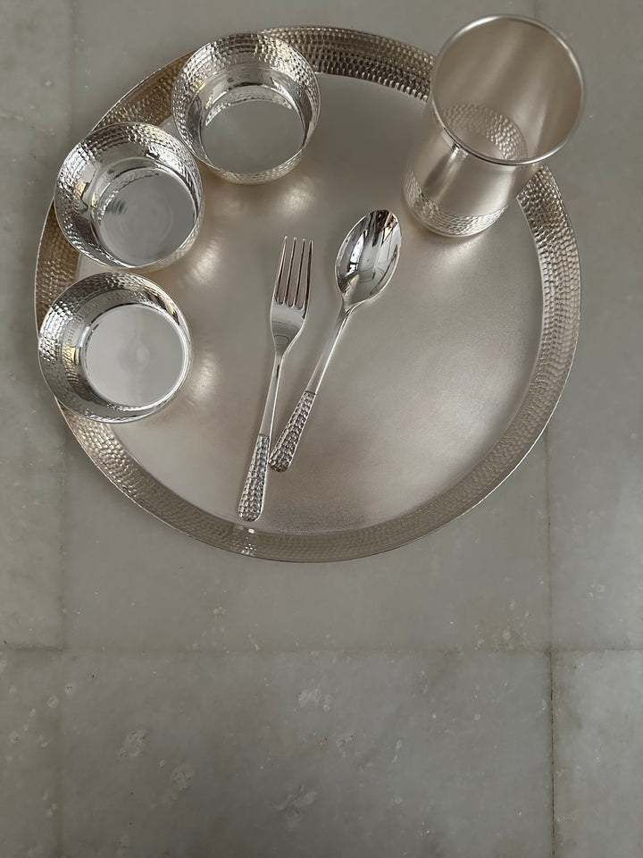 Silver plated dinner set