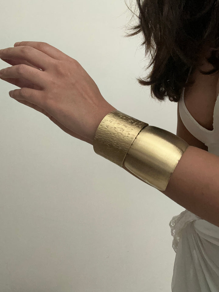 Bold Gold Cuff Bracelet