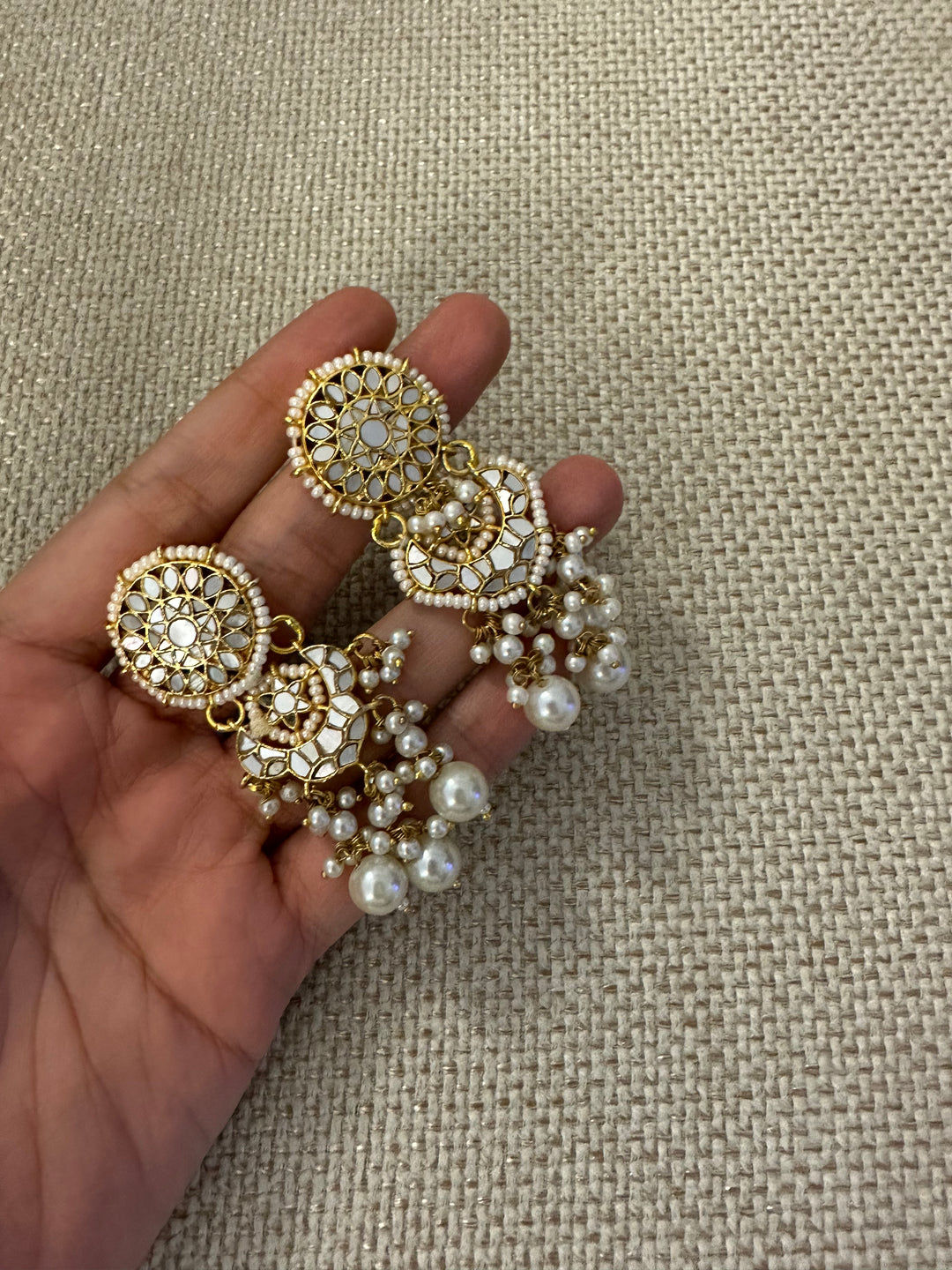 Milky Shri Earrings