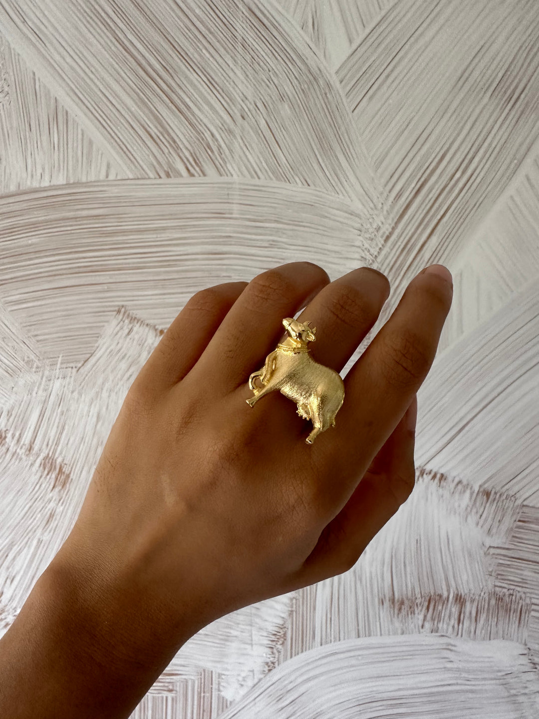 Nandi cow necklace set