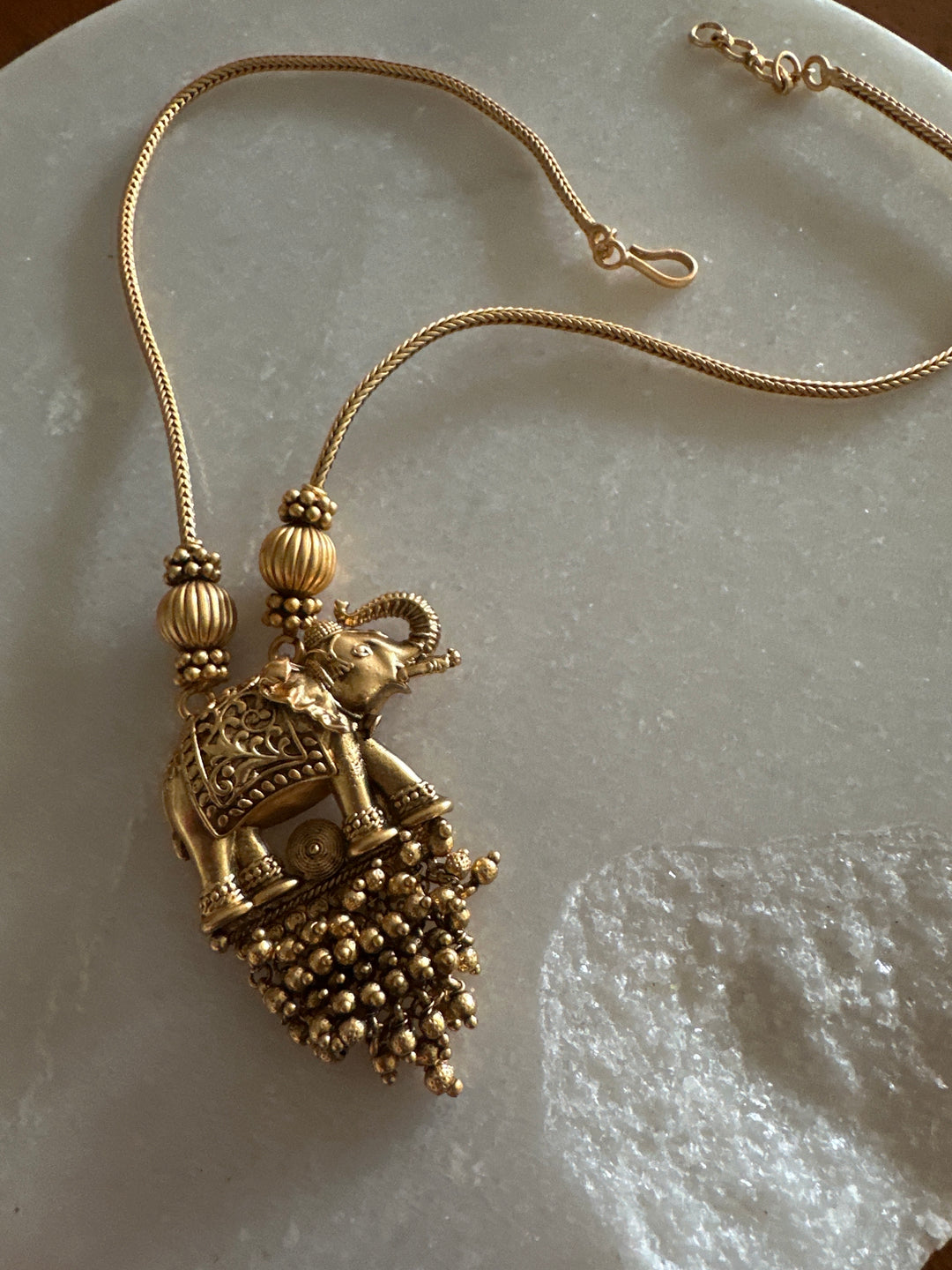 Haathi moth necklace