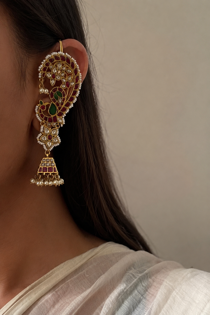Peacock Bali Earrings