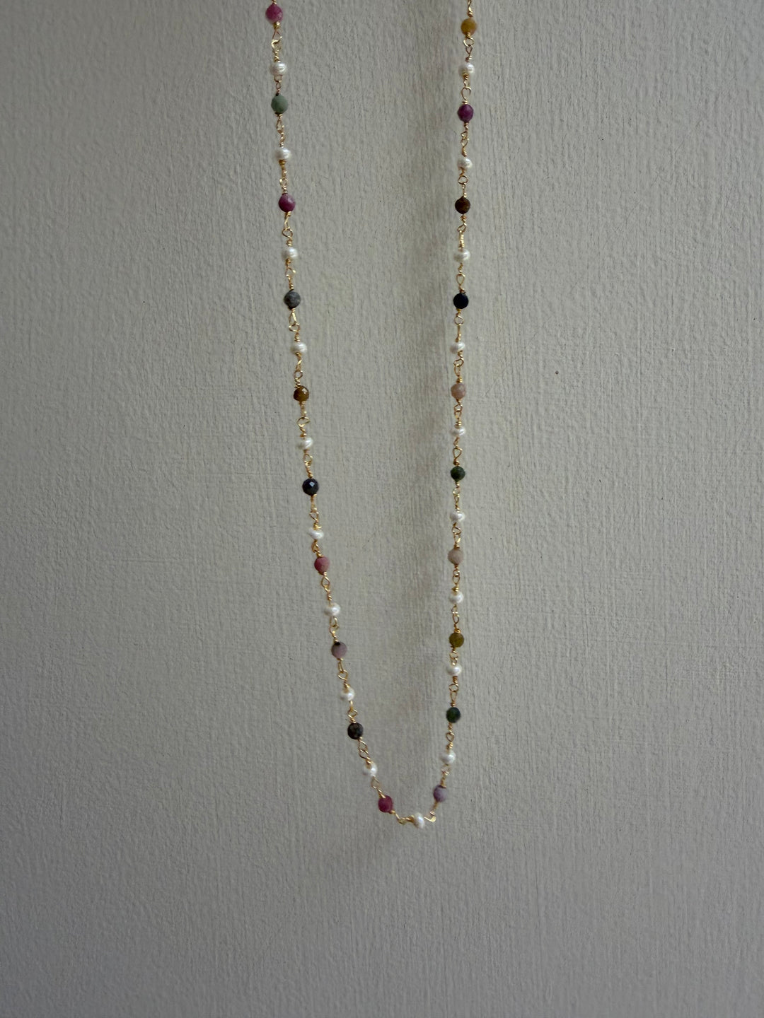 Tourmaline strand necklace/  bracelet