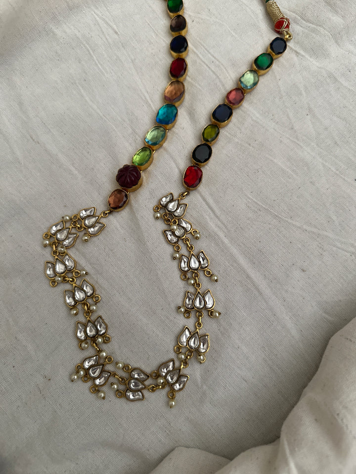 Kamal navratan necklace