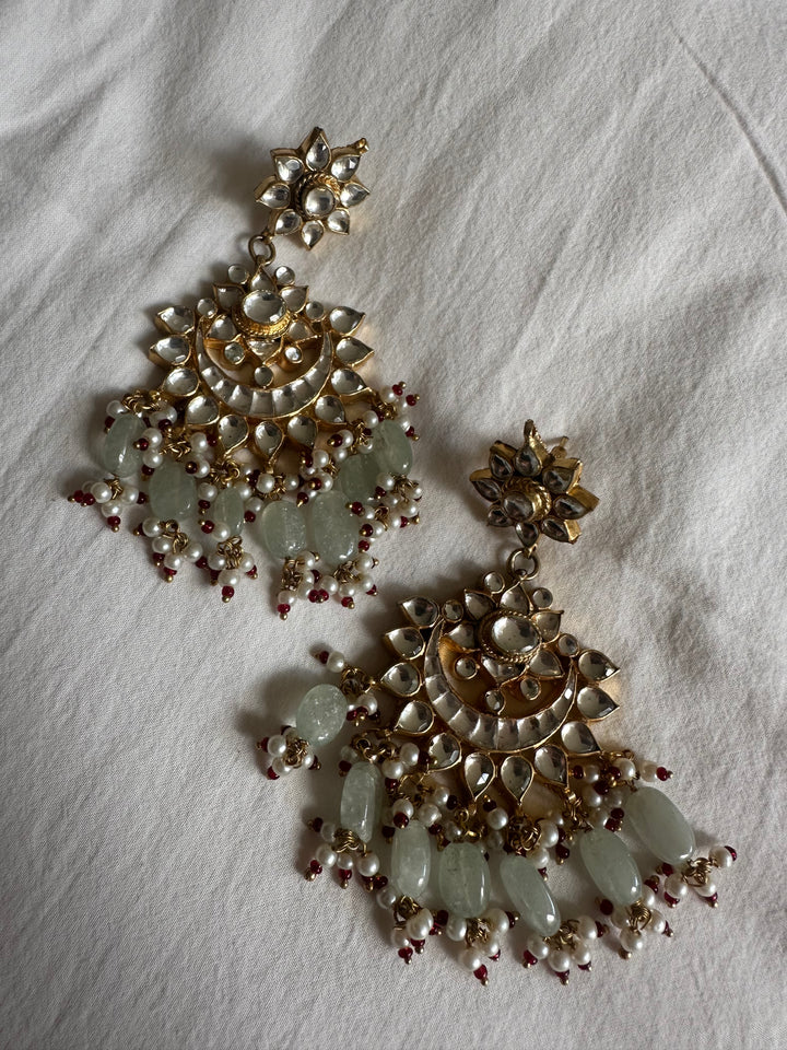 Sawi jhumka earrings