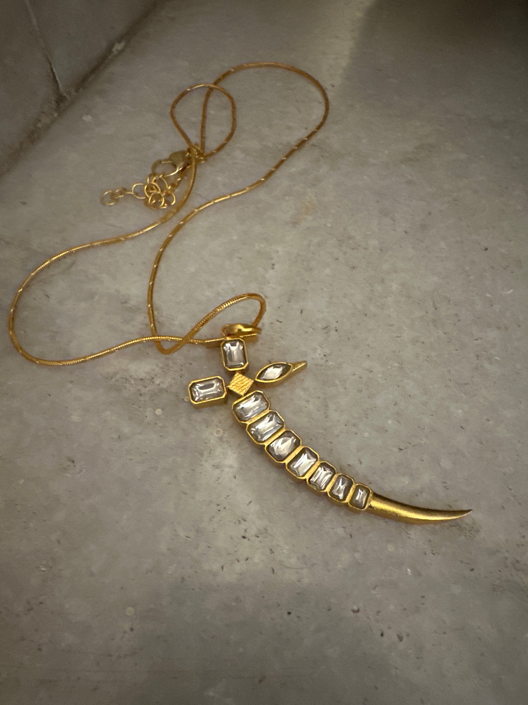 Mughal moon necklaces