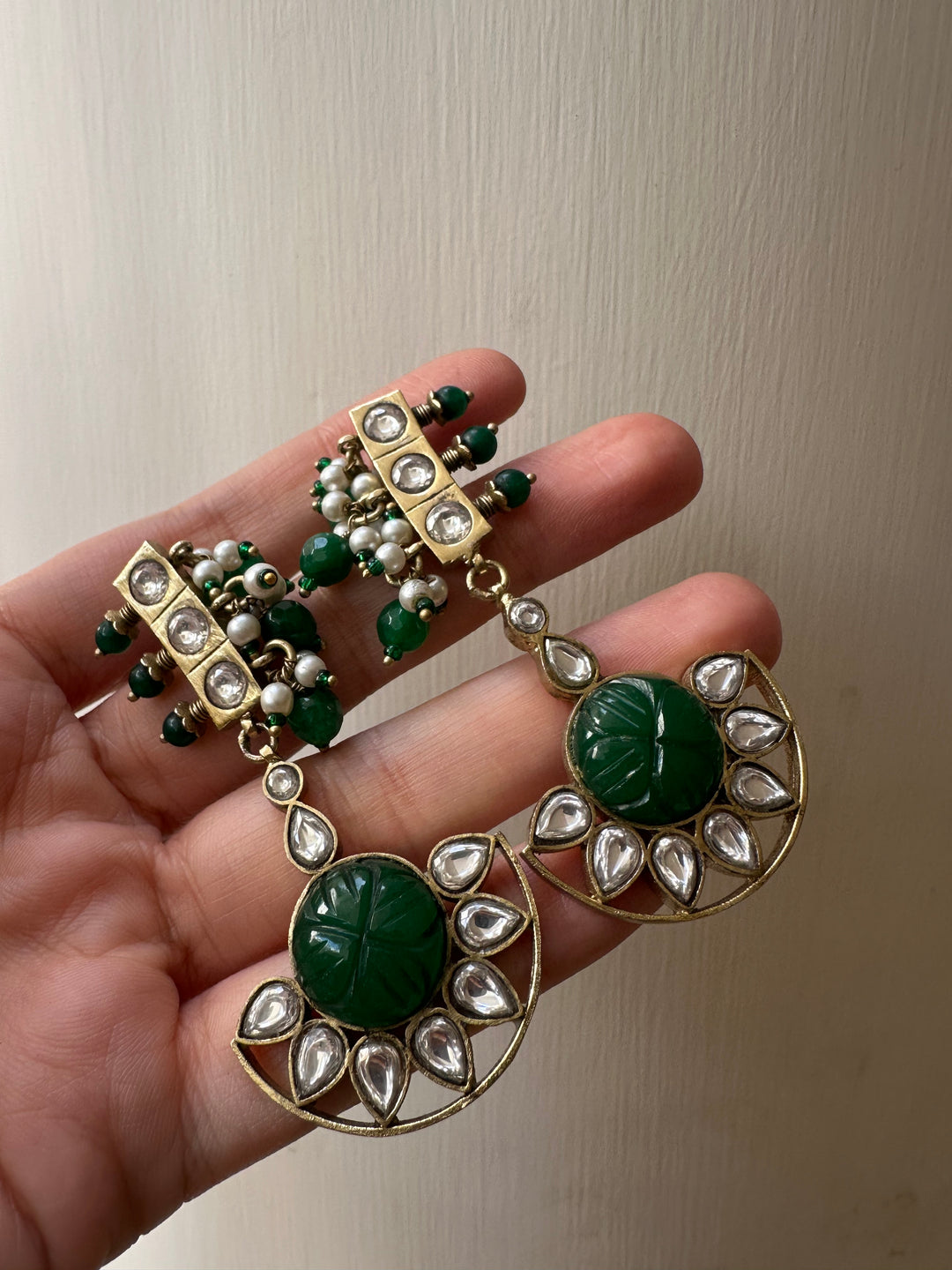 Asal green earrings