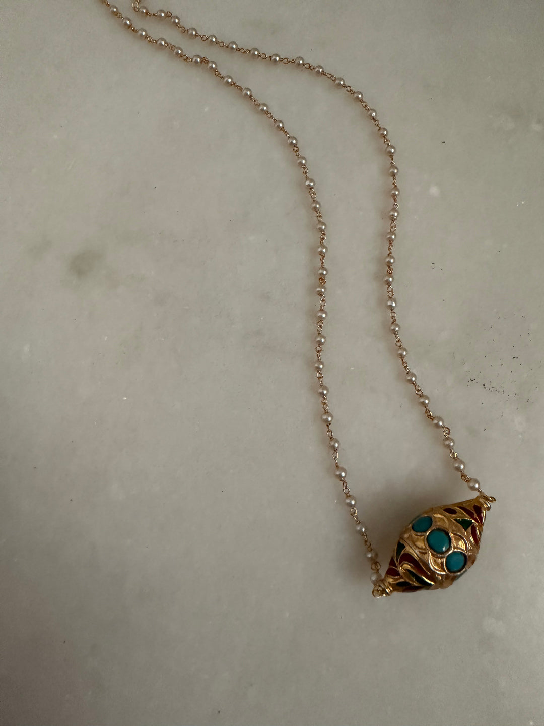 Bonsho dhol necklace