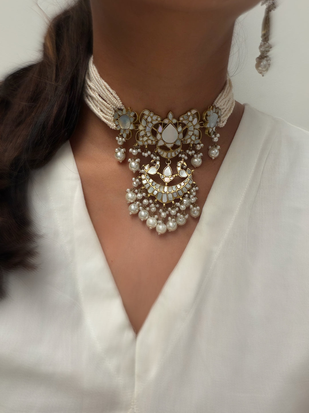 Maina mop necklace set