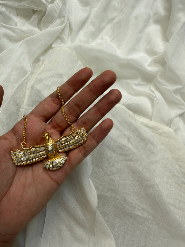 Whispering sky eagle necklace