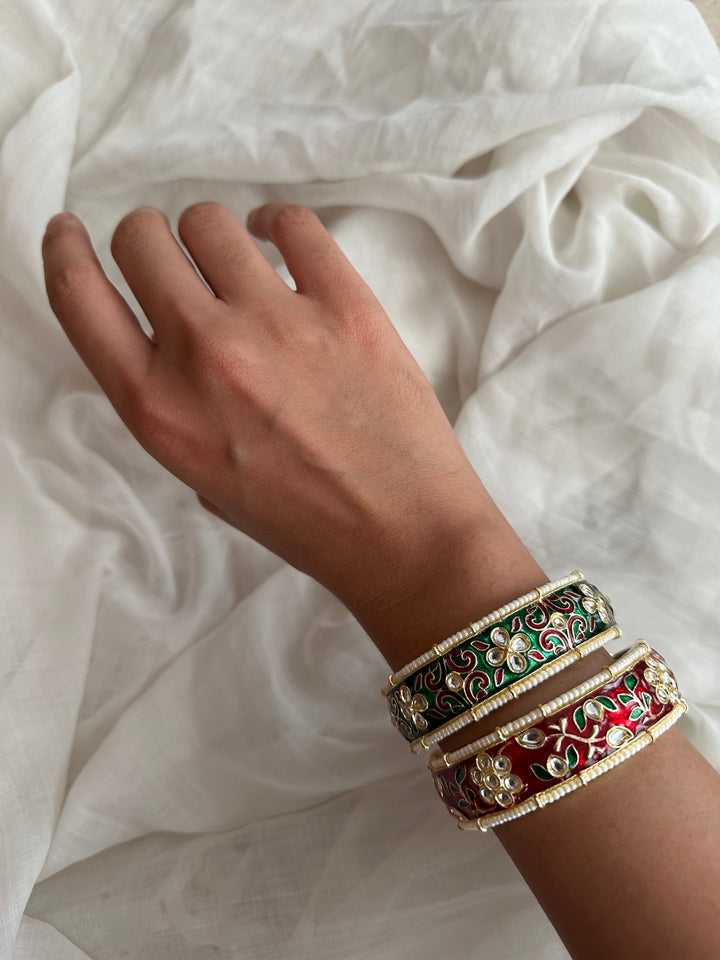 Meenakari Phool Bangle Bracelet