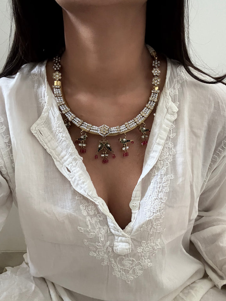 Chidiya hasli necklace set