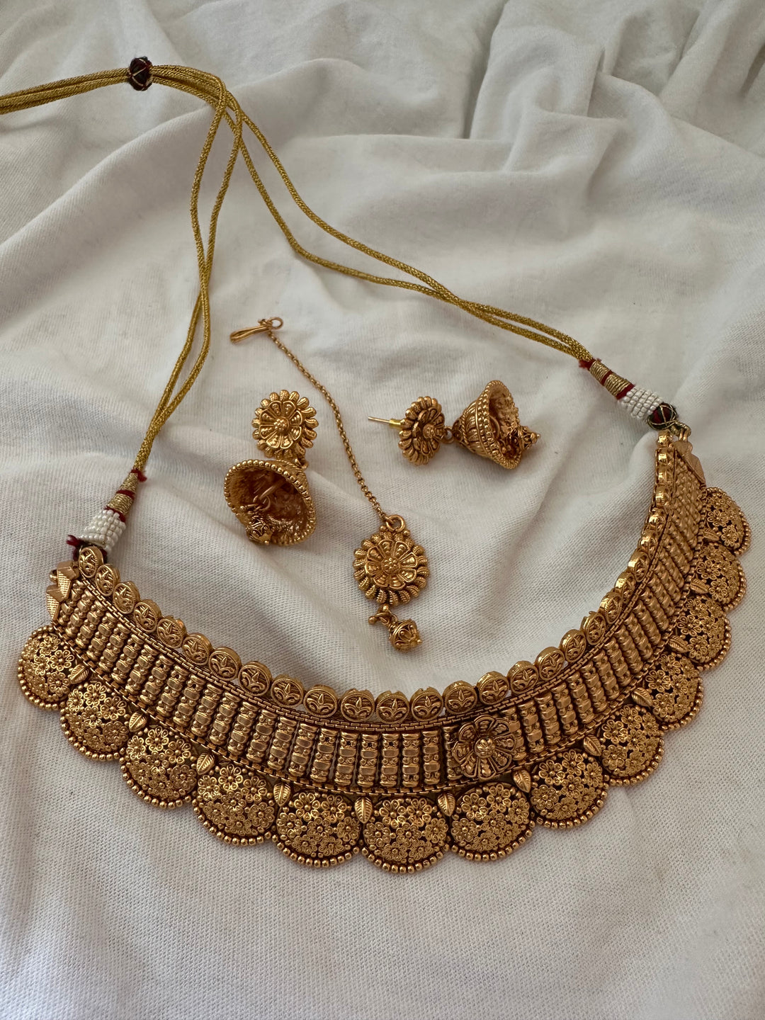 Koka phool necklace set