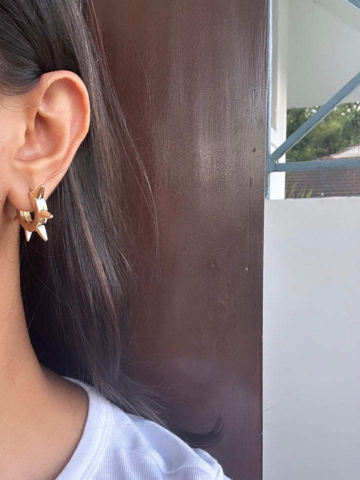 Spikey Hoop Earrings