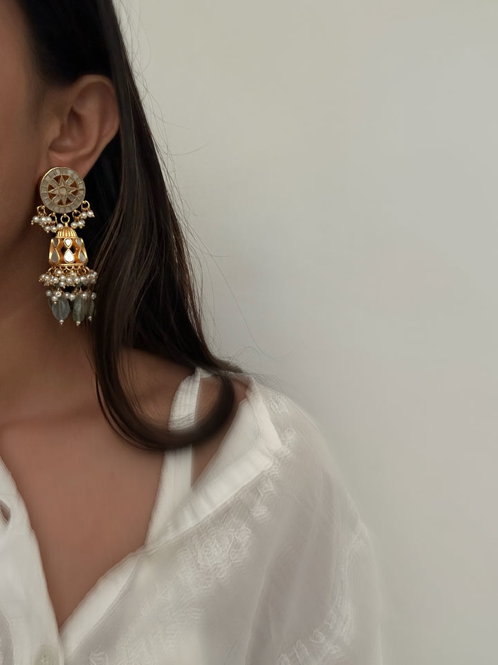 Korana Milky Earrings