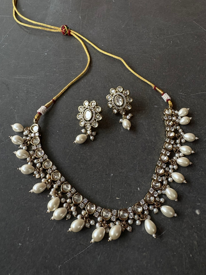 Drop Kundan Necklace Set 3